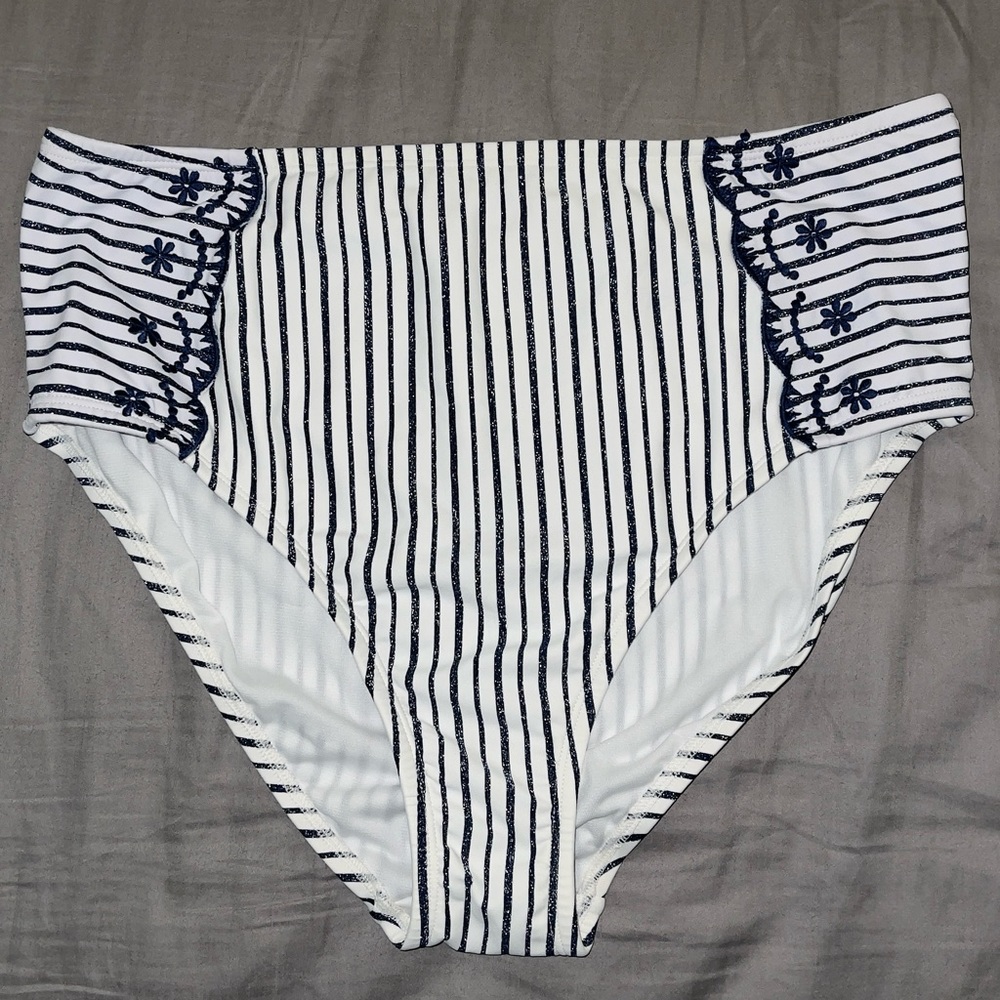 TIME AND TRU HIGH WAISTED SWIM BOTTOMS